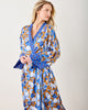 Fancy Cat - Eco Satin Robe - Tobacco - Printfresh
