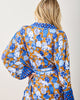 Fancy Cat - Eco Satin Robe - Tobacco - Printfresh