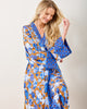 Fancy Cat - Eco Satin Robe - Tobacco - Printfresh