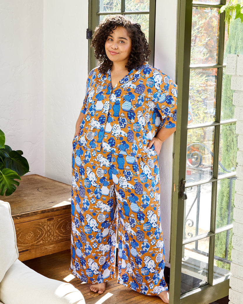 Fancy Cat - Eco Satin Wildest Dreams Set - Tobacco - Printfresh