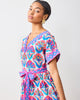Geo Floral - Harbour Dress - Fuschia Cloud - Printfresh