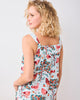 Hen House - Back to Bed Cropped Pant Set - Soft Blue - Printfresh