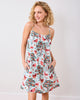 Hen House - Cami Nightgown - Soft Blue - Printfresh