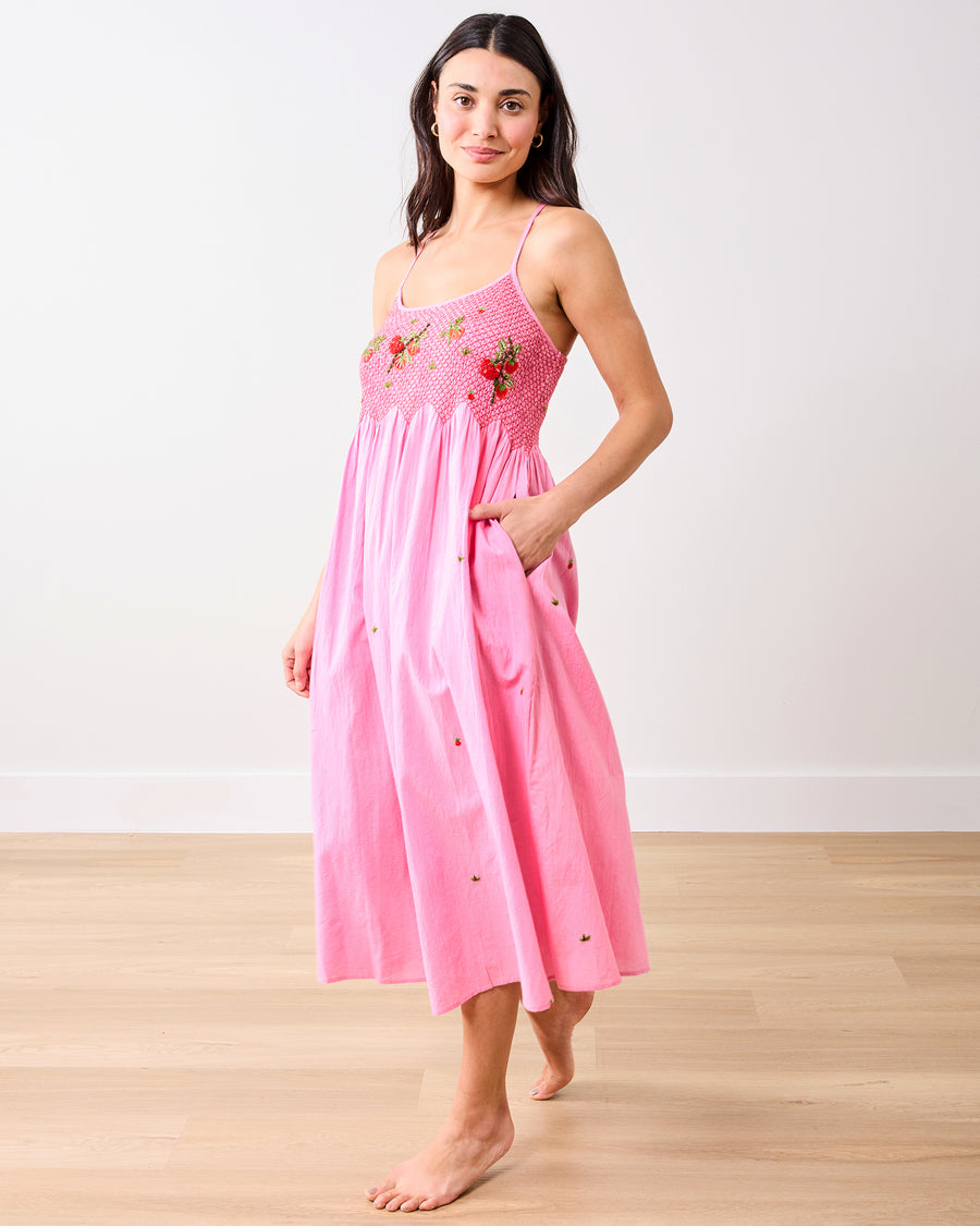 Kitchen Garden - Naya Nightie - Rose - Printfresh