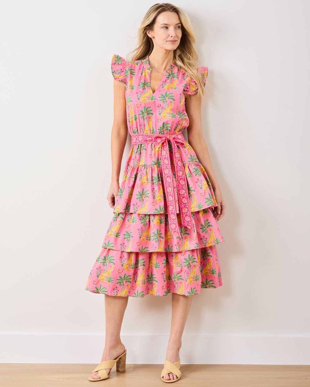 Leopard Mirage - At Ease Dress - Pink Palace - Printfresh