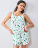 Lucky Clover - Back to Bed Short Set - Cloud - Printfresh
