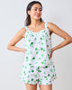 Lucky Clover - Back to Bed Short Set - Cloud - Printfresh