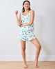 Lucky Clover - Back to Bed Short Set - Cloud - Printfresh