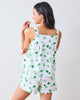 Lucky Clover - Back to Bed Short Set - Cloud - Printfresh