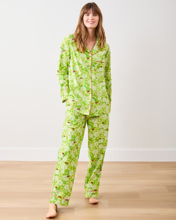 Lucky Daisy - Long PJ Set - Lime Twist - Printfresh
