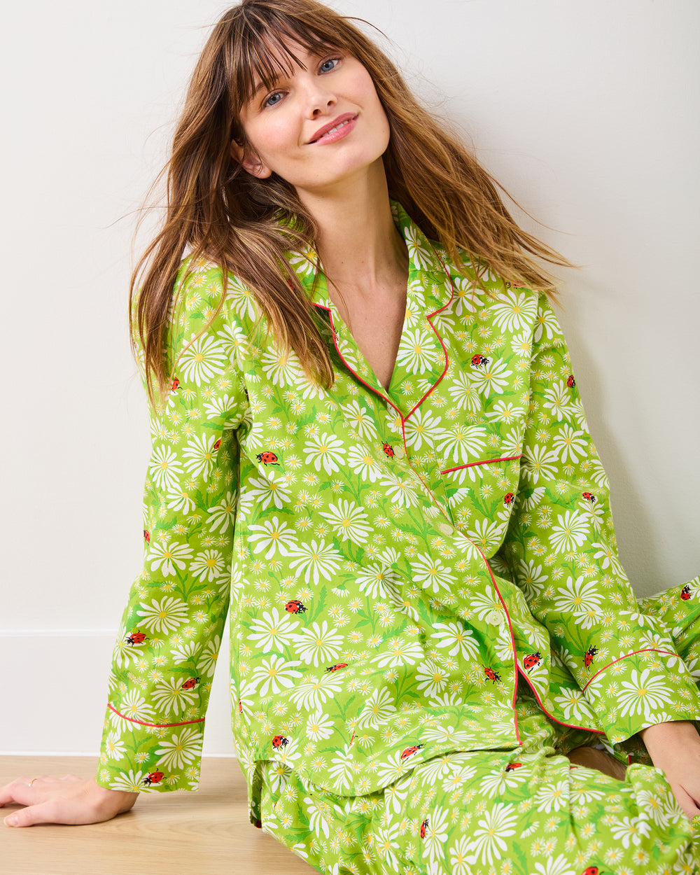 Lucky Daisy - Long PJ Set - Lime Twist - Printfresh