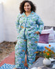 Must Love Cats - Petite Long PJ Set - Cornflower - Printfresh