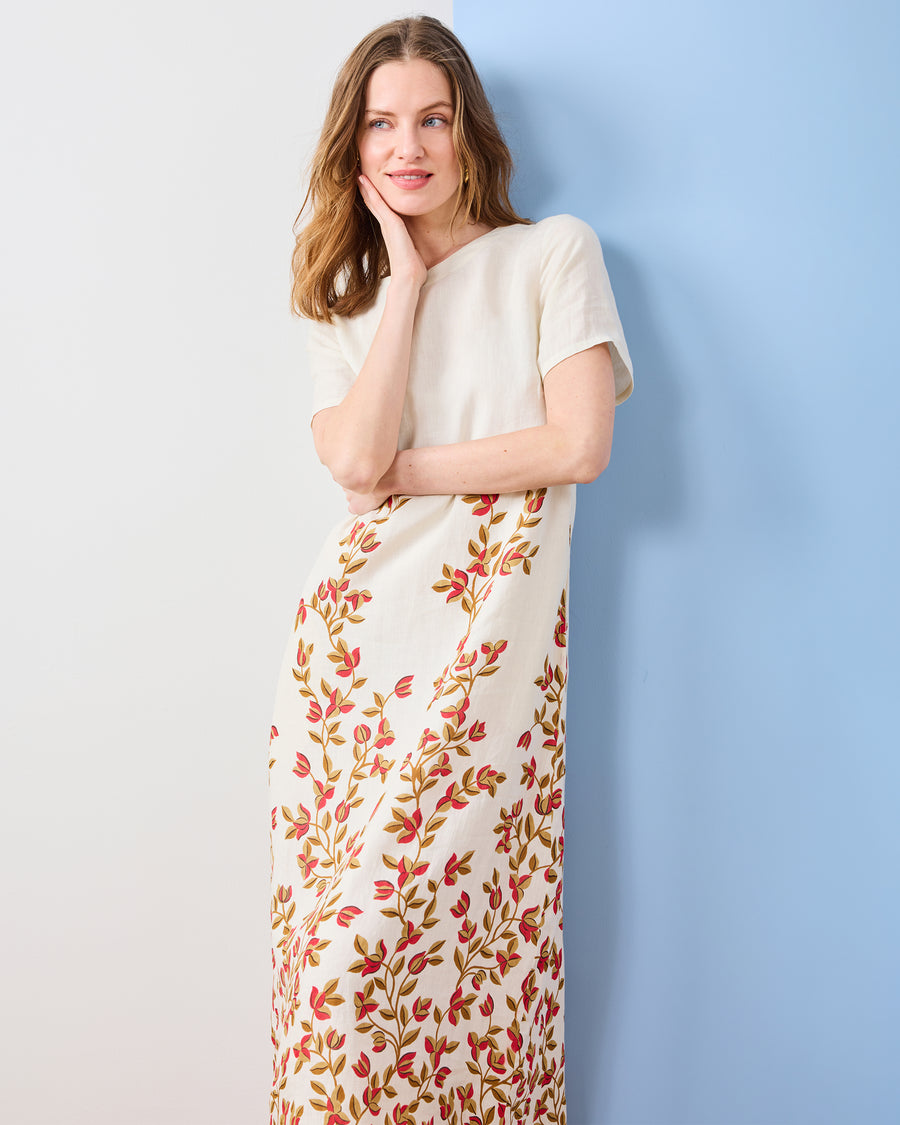 PF + Pencil & Paper Co. Petal Climber - Camila Dress - Ivory - Printfresh