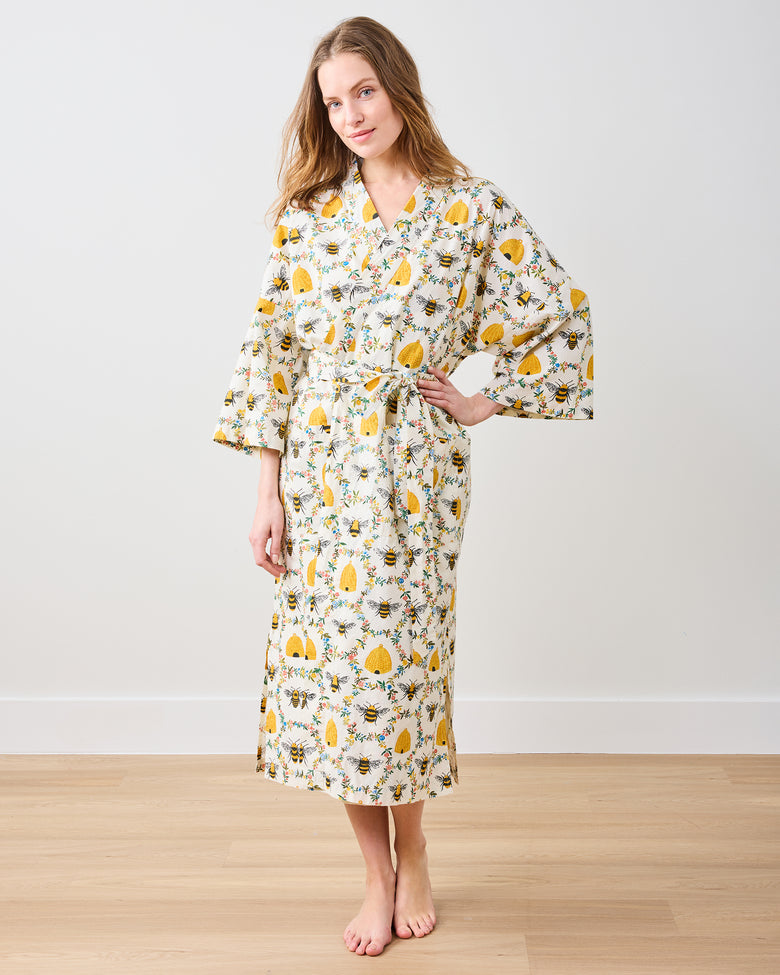 Sweet Bee - Robe - Cream - Printfresh
