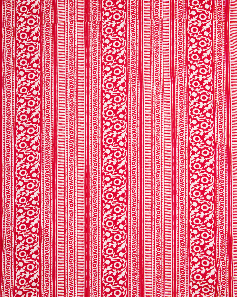 PF + Pencil & Paper Co. Red Paisley - Gwen Dress - Crimson - Printfresh