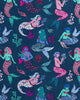 Mythical Mermaids - Cami Cropped Pants Set - Shoreline Blue - Printfresh