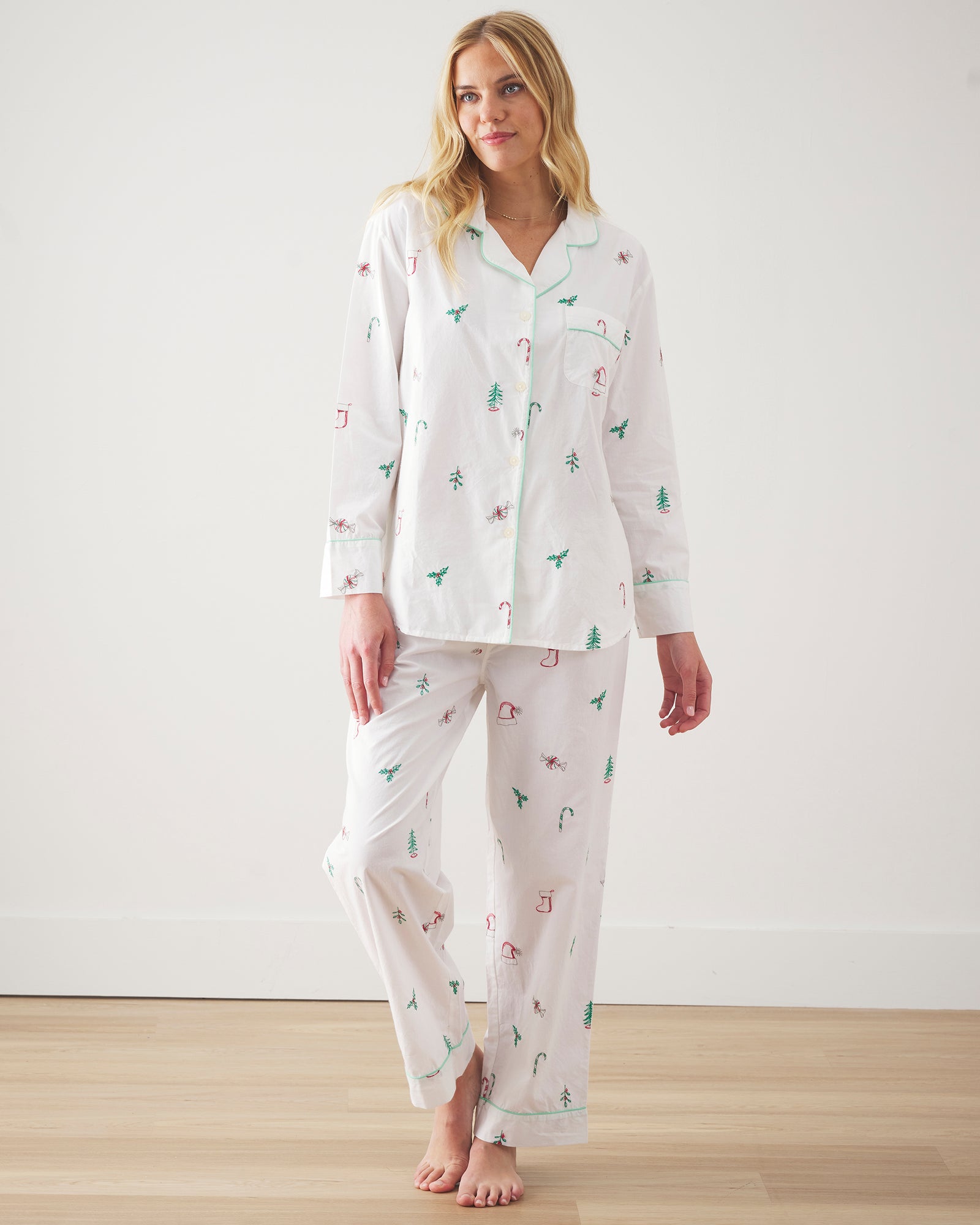 Sweet Wishes - Long PJ Set - Cloud - Printfresh