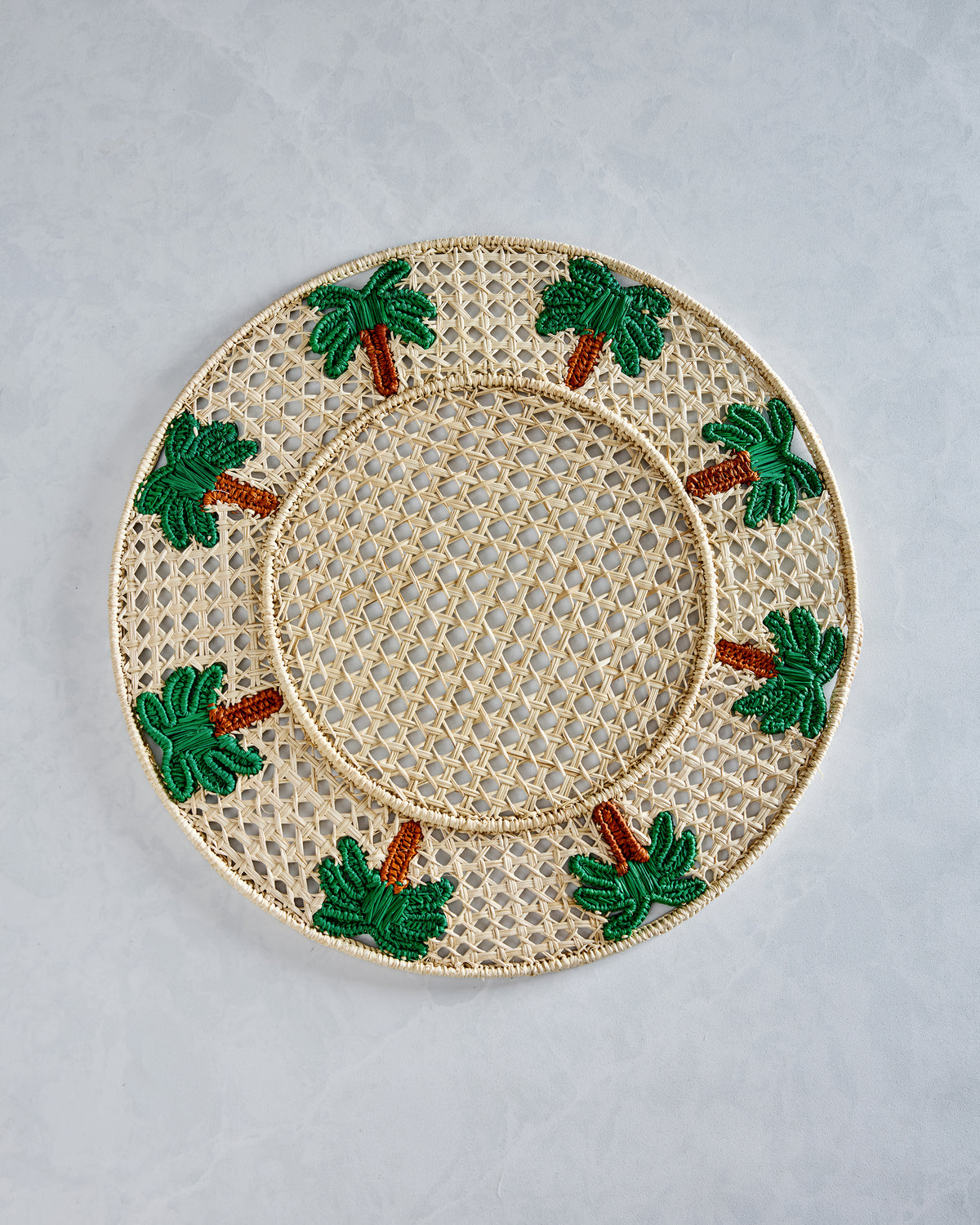 Green Combo - Palm Tree Placemat - Coro Cora - Printfresh