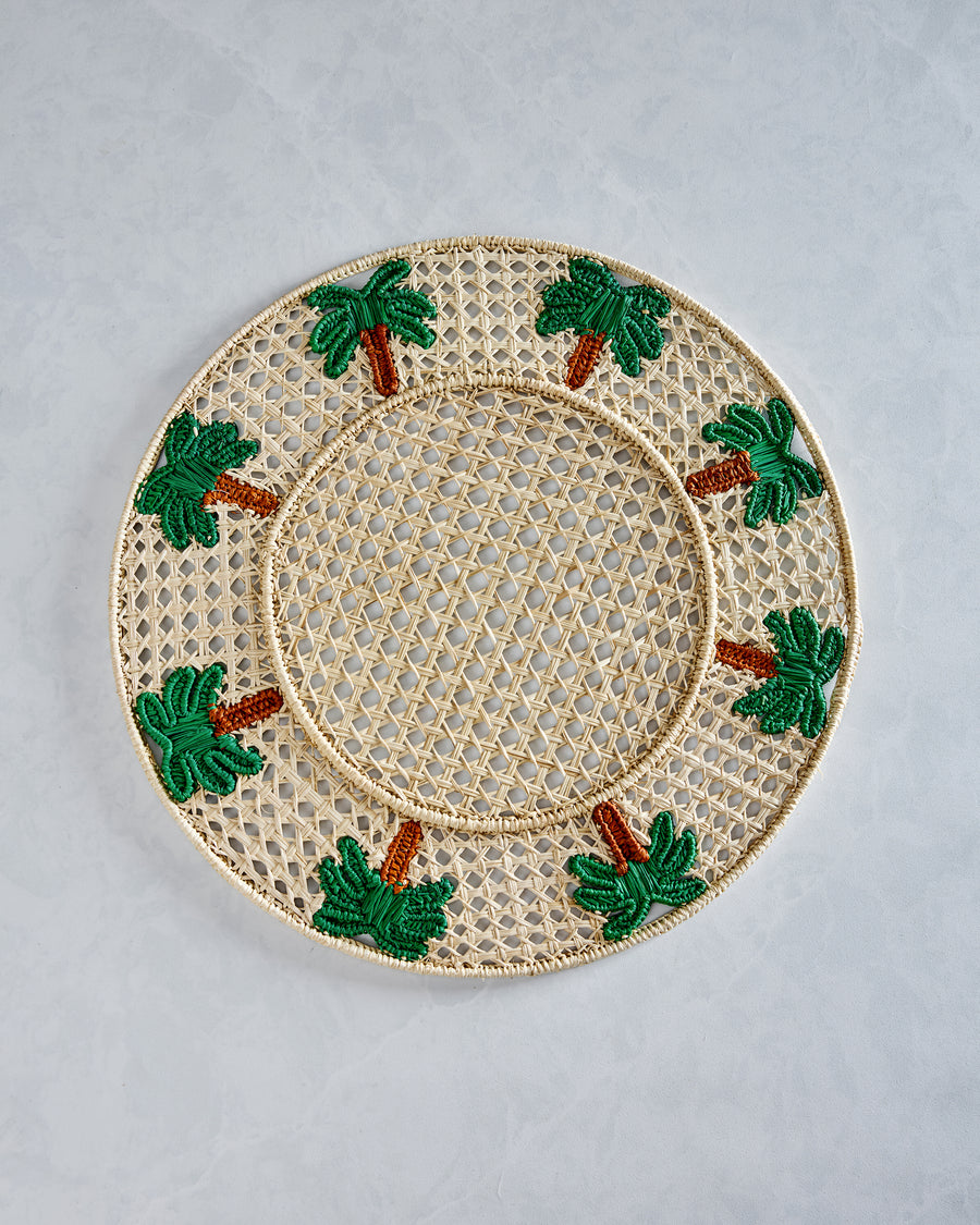 Green Combo - Palm Tree Placemat - Coro Cora - Printfresh