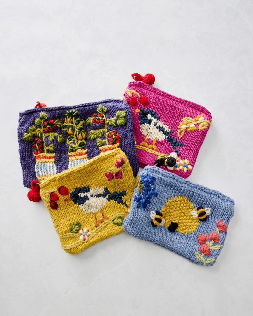 Sweet Bee - Bee Pouch - Blue - Printfresh