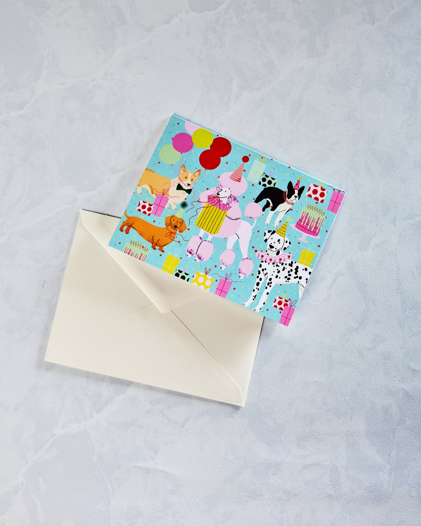 Multi - Birthday Dogs Card - Olive & Company - Printfresh