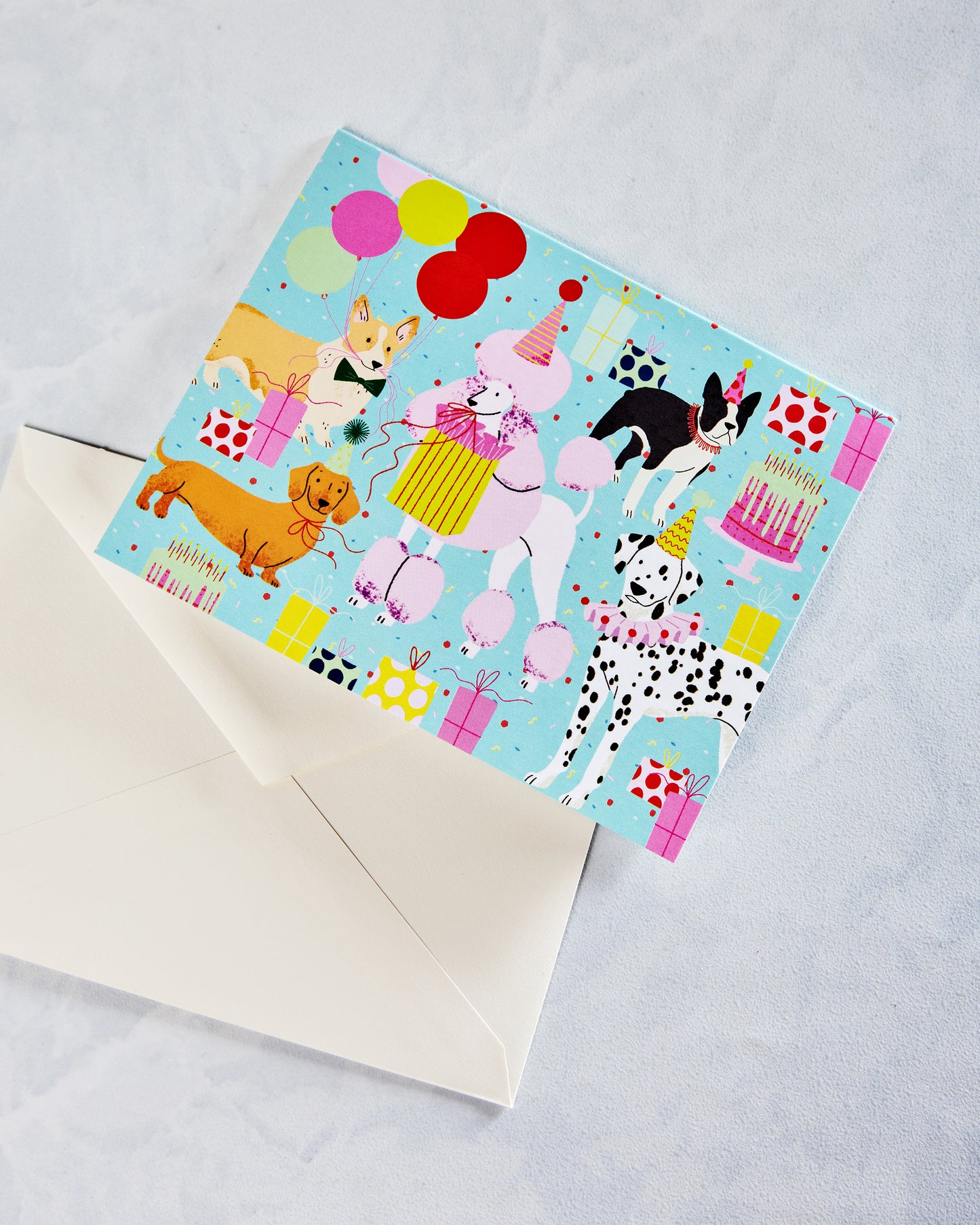 Multi - Birthday Dogs Card - Olive & Company - Printfresh