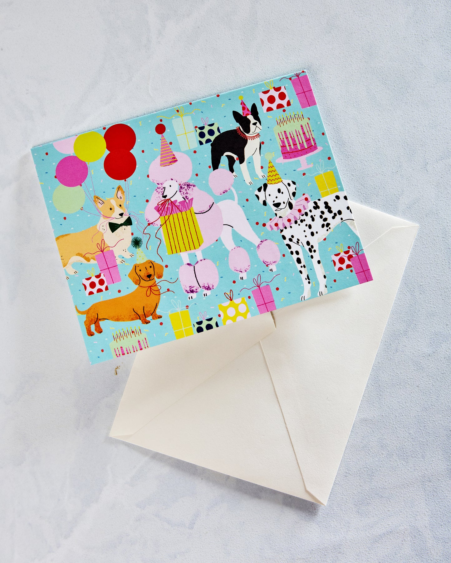 Multi - Birthday Dogs Card - Olive & Company - Printfresh
