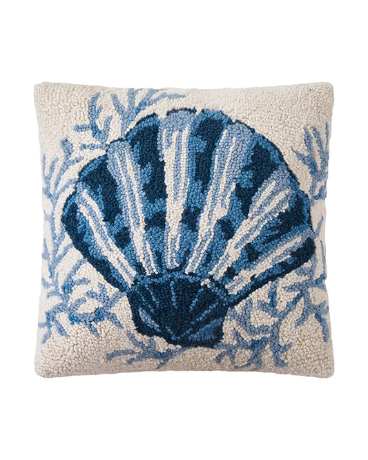 Blue Combo - Scallop Hook Pillow - Peking Handicraft - Printfresh