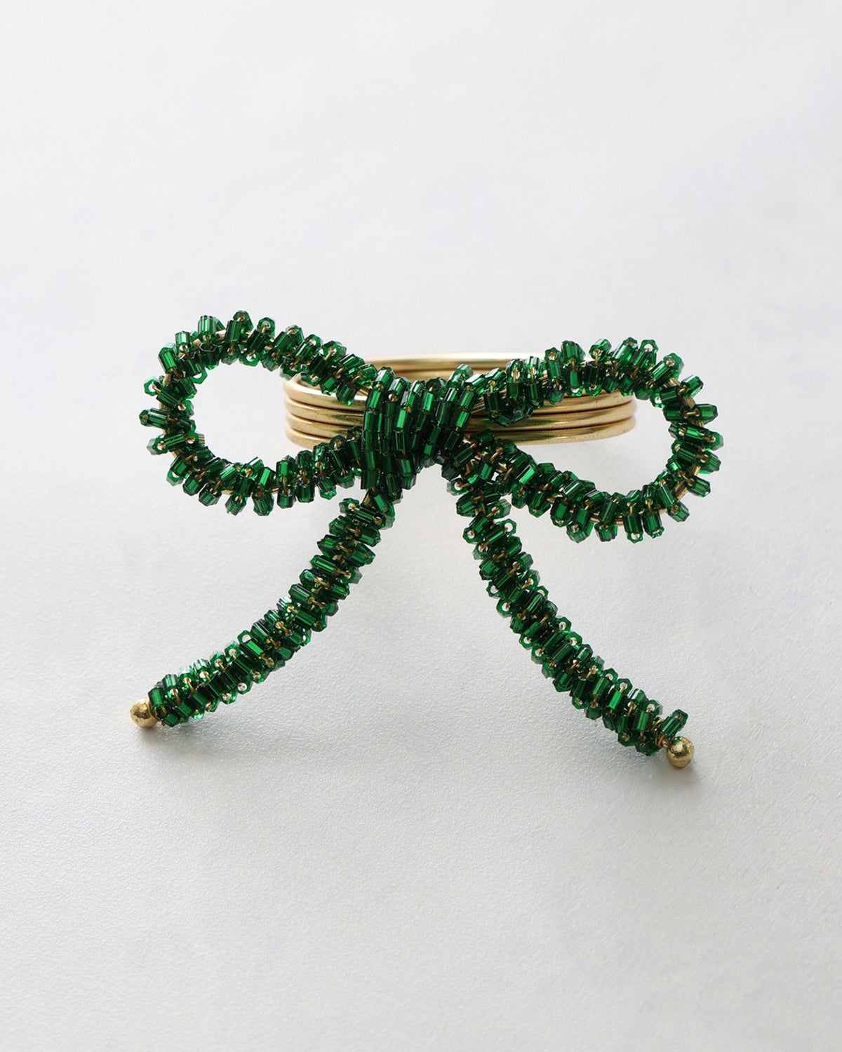 Green - Bow Napkin Ring - Tableau Home