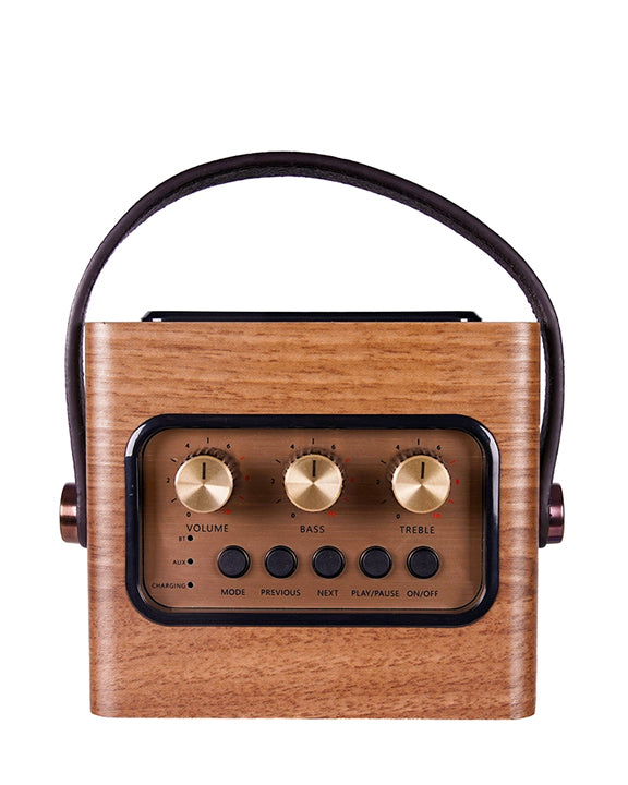 Brown - Fuse Andle Bluetooth Speaker with Handle - Fuse - Printfresh