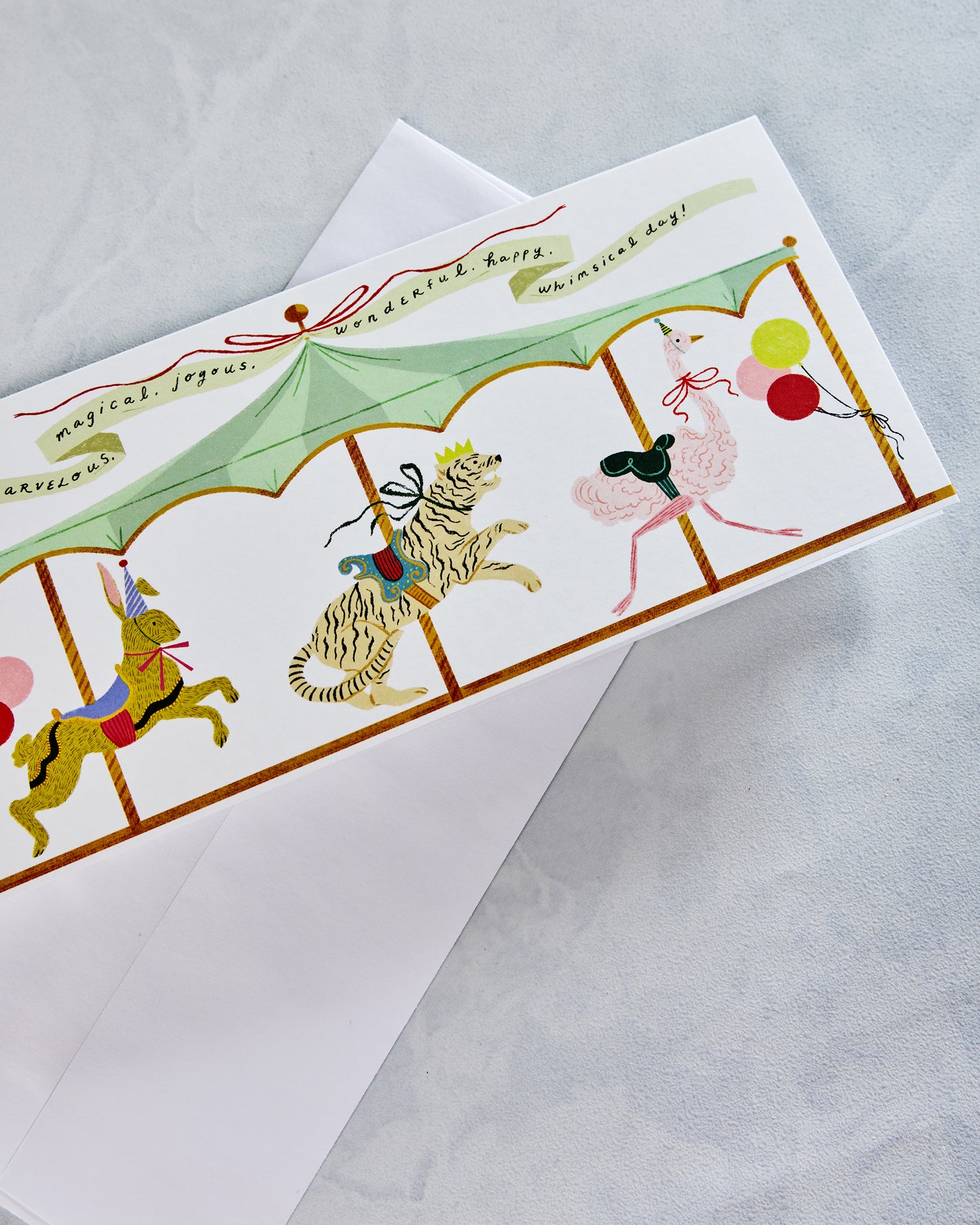 Multi - Carosel Birthday Card - Olive & Company - Printfresh