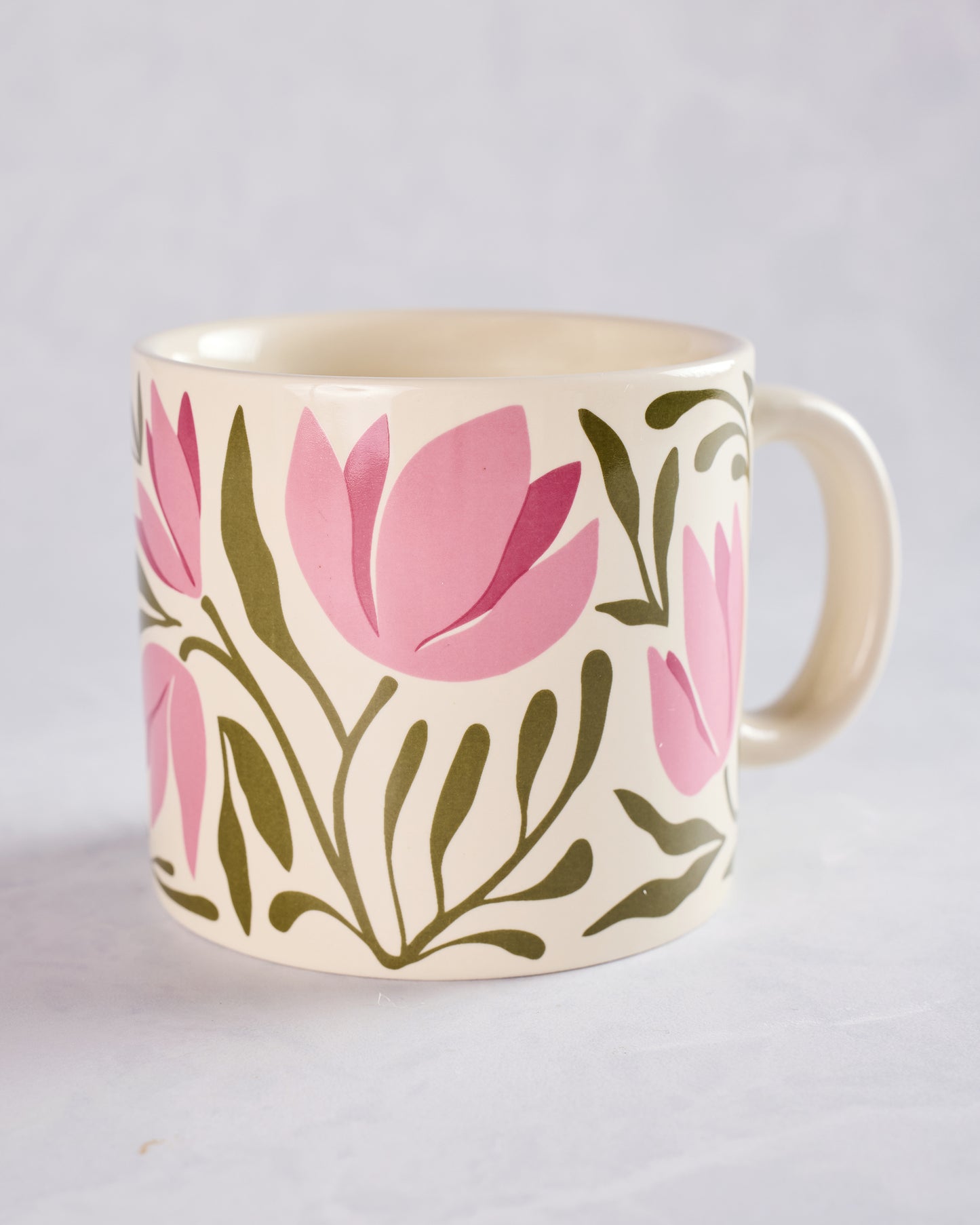 Pink Combo - Ceramic Tulip Mug - Lady Jane - Printfresh