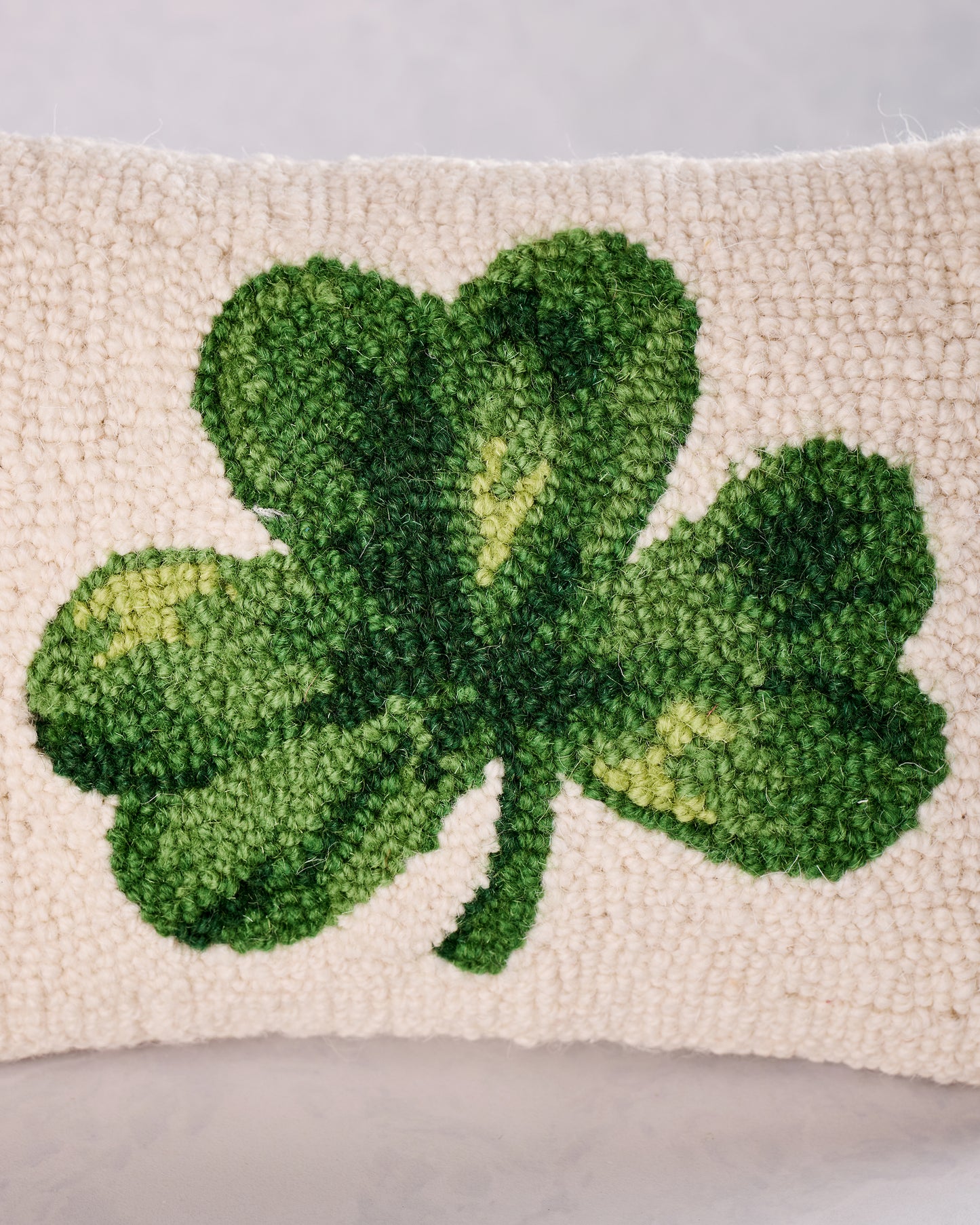 Green Combo - Shamrock Hook Pillow - Peking Handicraft - Printfresh