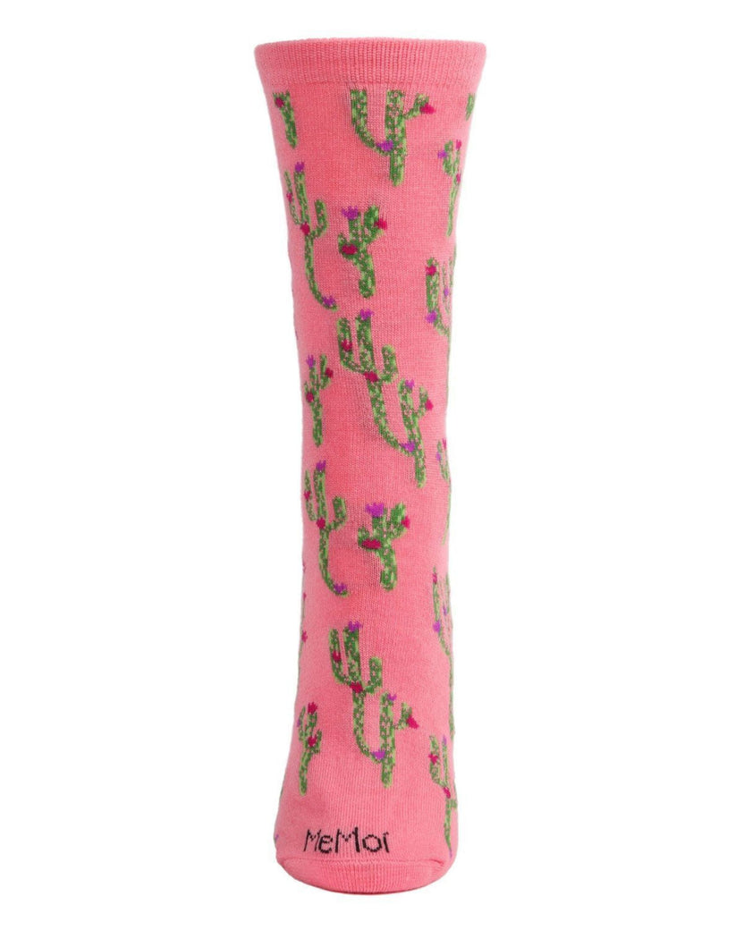 Confetti Pink - Cactus Bamboo Blend Crew Sock - Infinity Classics International Inc.
