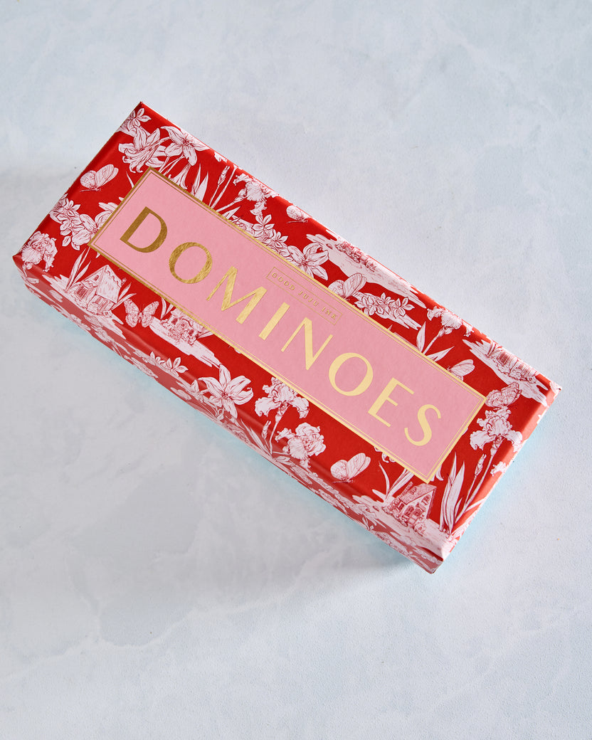 Coral - Fairy House Toile Domino Set - Good Juju Ink - Printfresh
