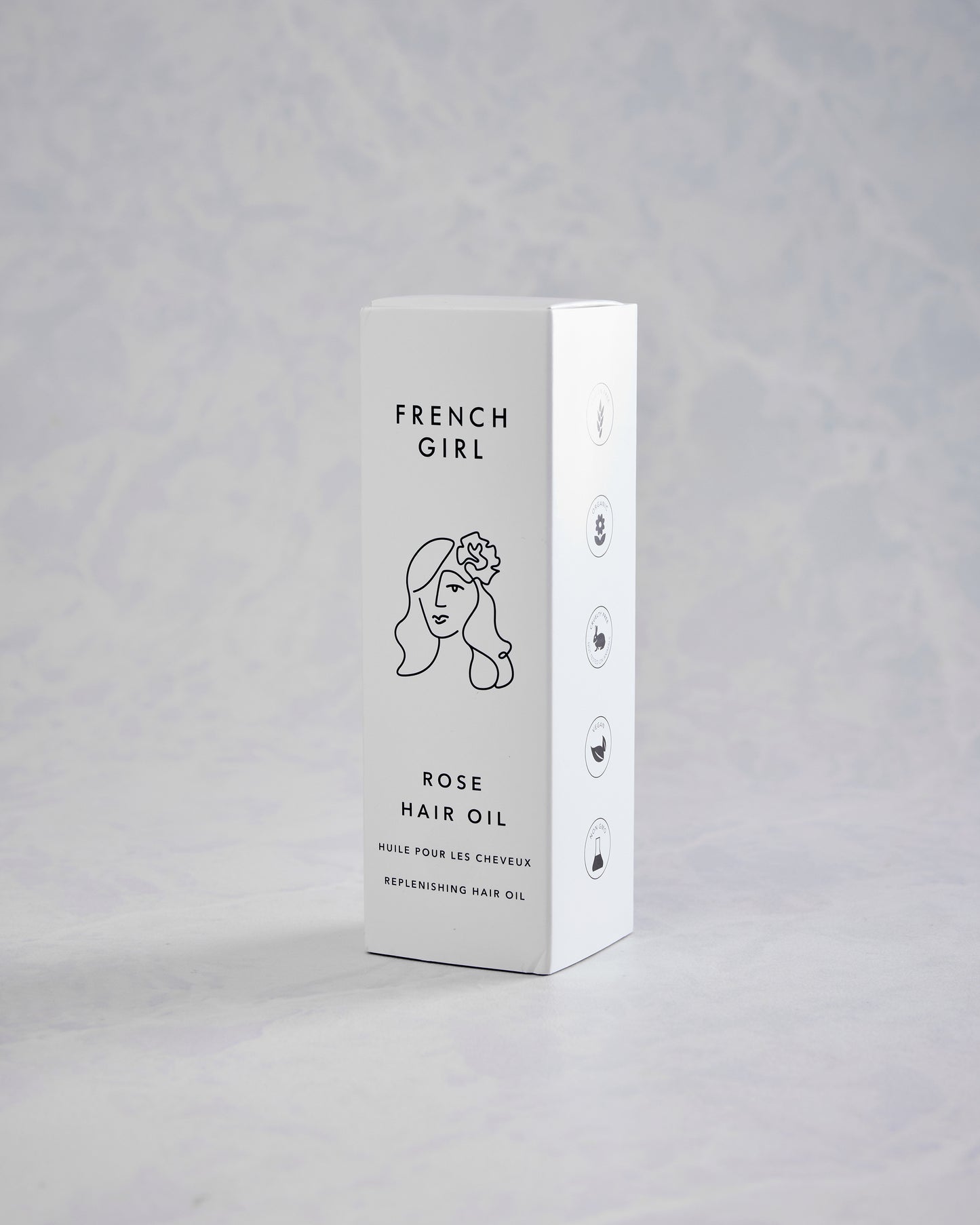 Rose - Organic Hydrating Rose Hair Oil Treatment - French Girl - Printfresh