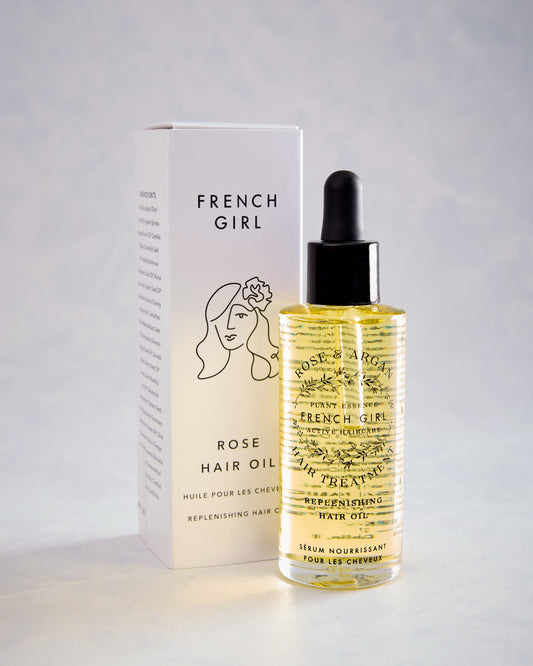 Rose - Organic Hydrating Rose Hair Oil Treatment - French Girl - Printfresh