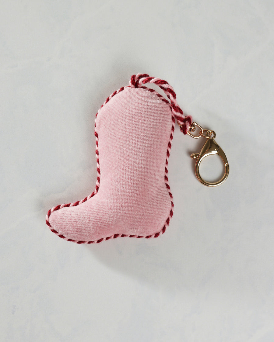 Pink - Cowboy Boot Bag Charm - Furbish Studio