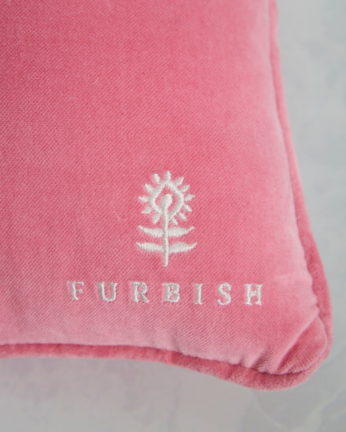 Pink Combo - Filthy Animal Needlepoint Pillow - Furbish Studio