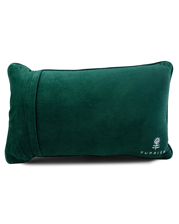 Green Combo - Causing A Racket Needlepoint Pillow - Furbish Studio - Printfresh