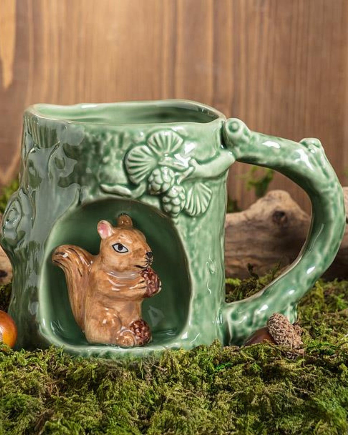 Green Combo - Squirrel Mug - Abbott