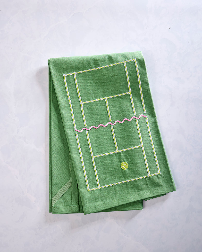 Green Combo - Tennis Time Teal Towel - Lynen