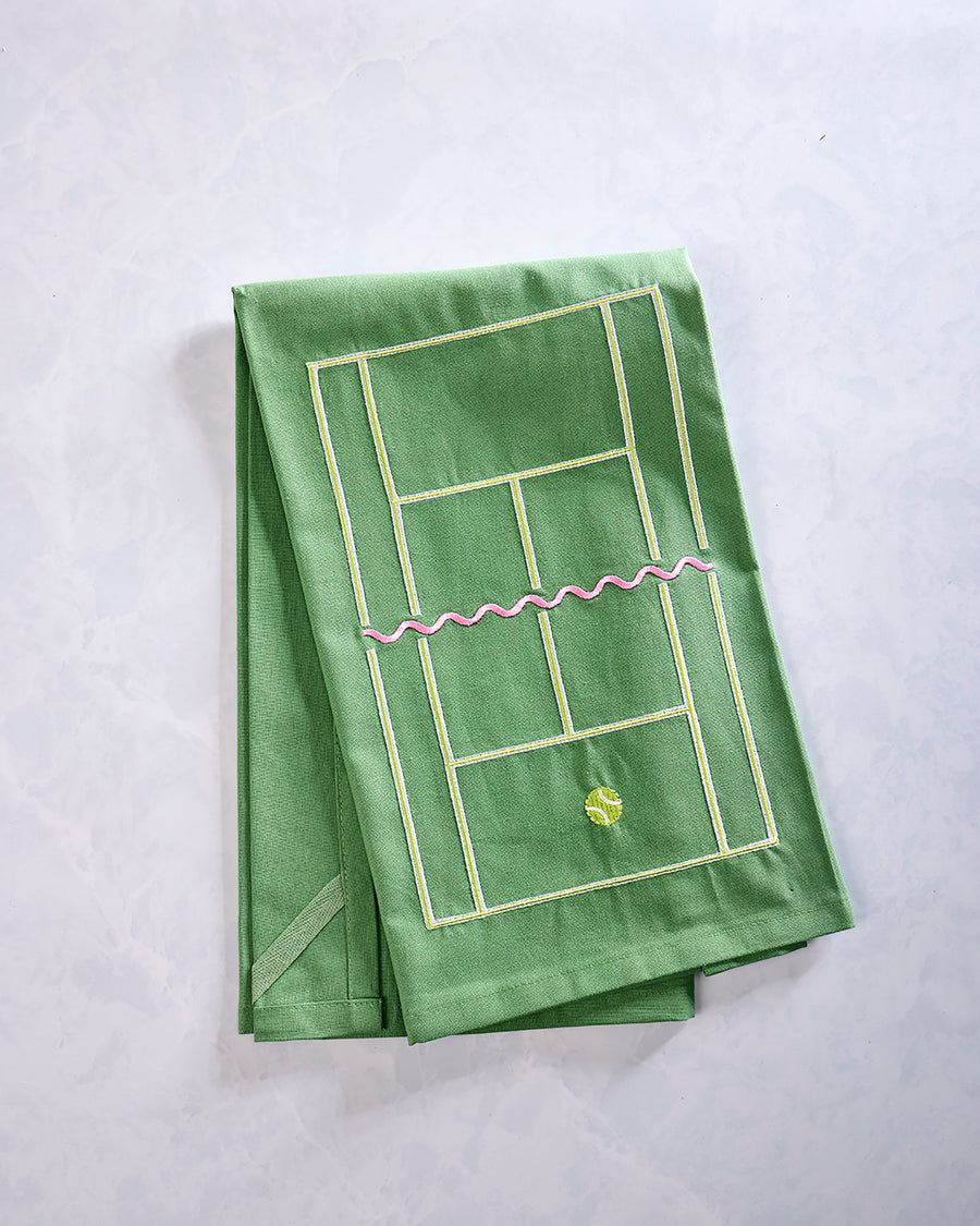 Green Combo - Tennis Time Teal Towel - Lynen