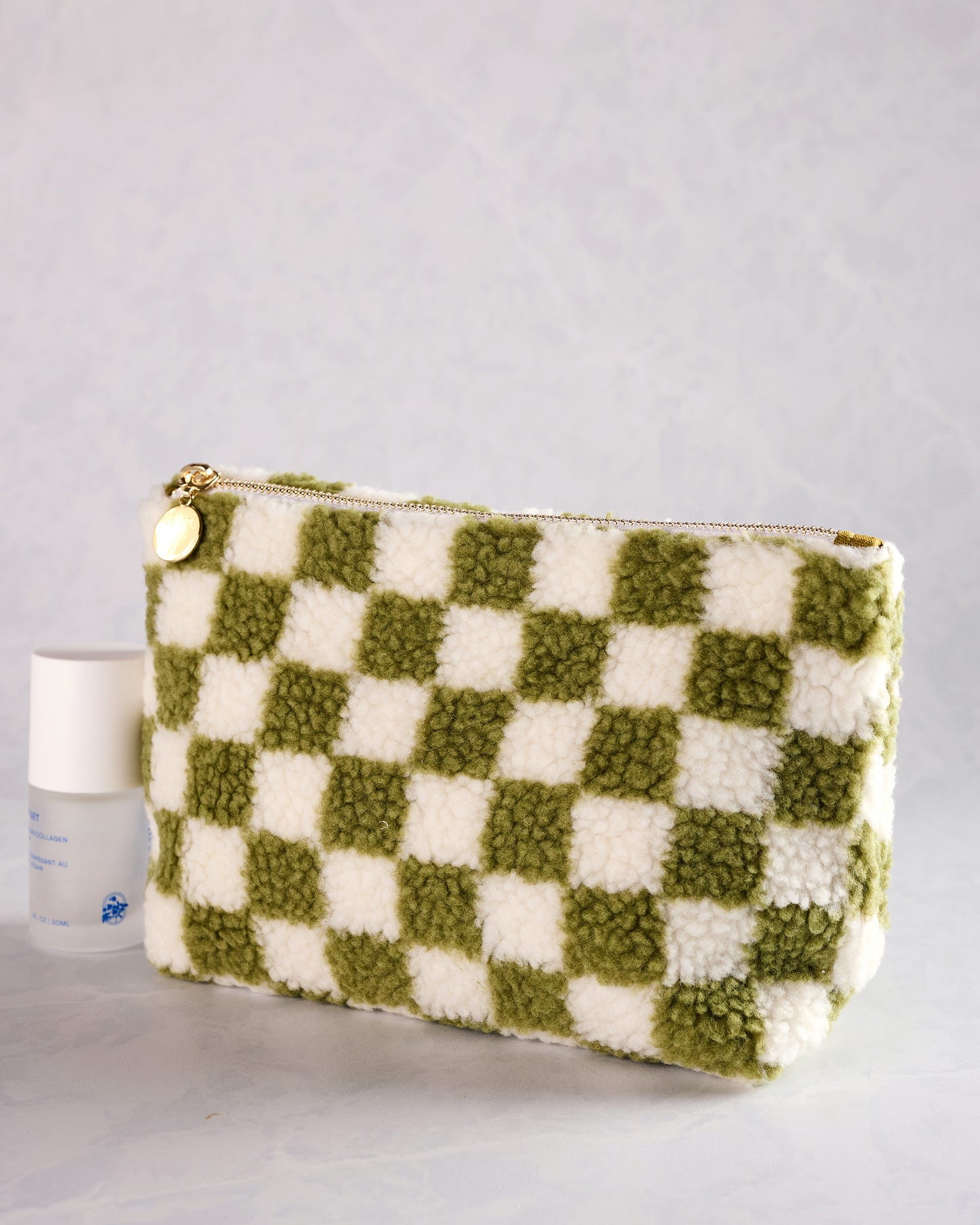 Green Check - Teddy Pouch - The Darling Effect - Printfresh