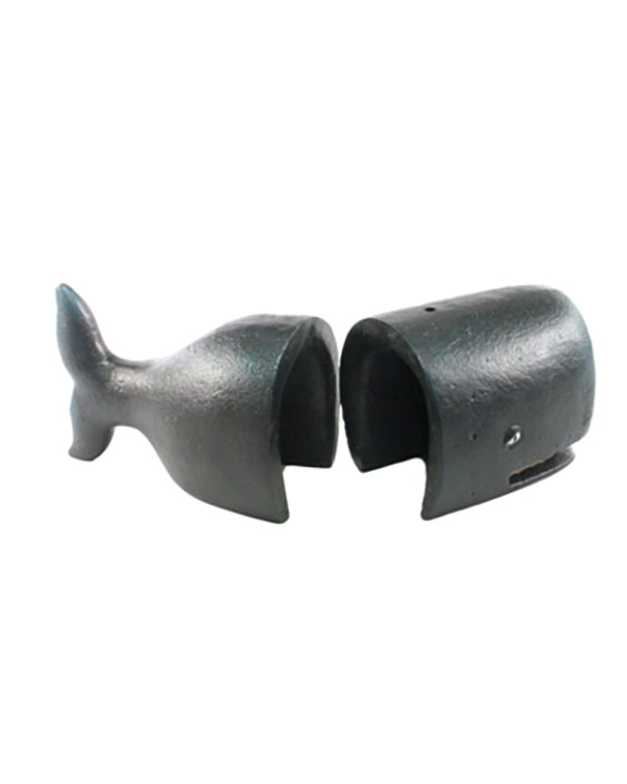 Grey - Whale Bookends Pair - Cast Iron - HomeArt - Printfresh