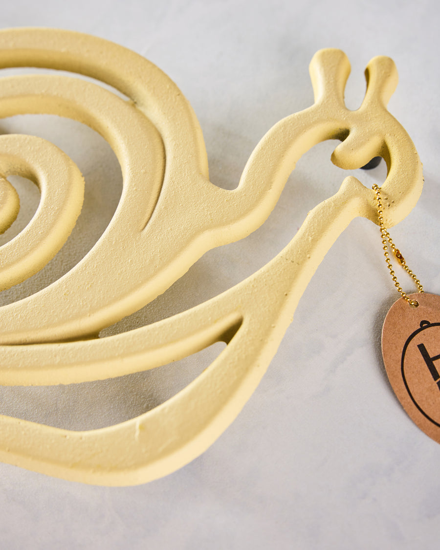 Soft Yellow Combo - Snail Trivet - Hazel Mazel - Printfresh