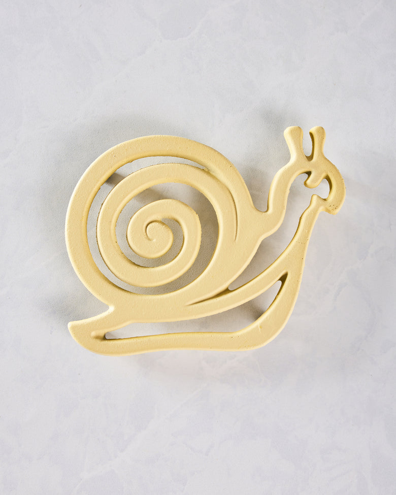 Soft Yellow Combo - Snail Trivet - Hazel Mazel - Printfresh