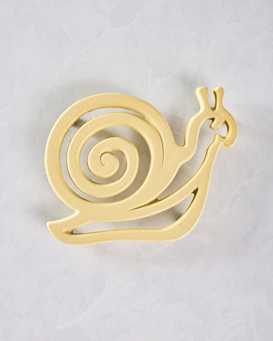 Soft Yellow Combo - Snail Trivet - Hazel Mazel - Printfresh