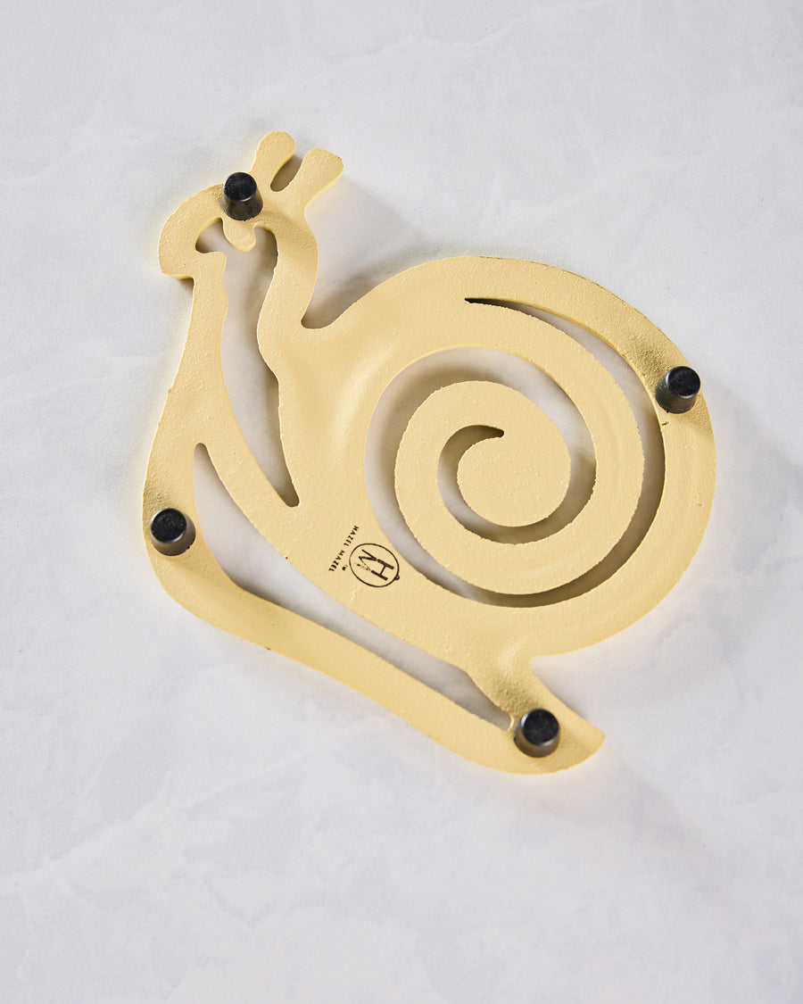 Soft Yellow Combo - Snail Trivet - Hazel Mazel - Printfresh
