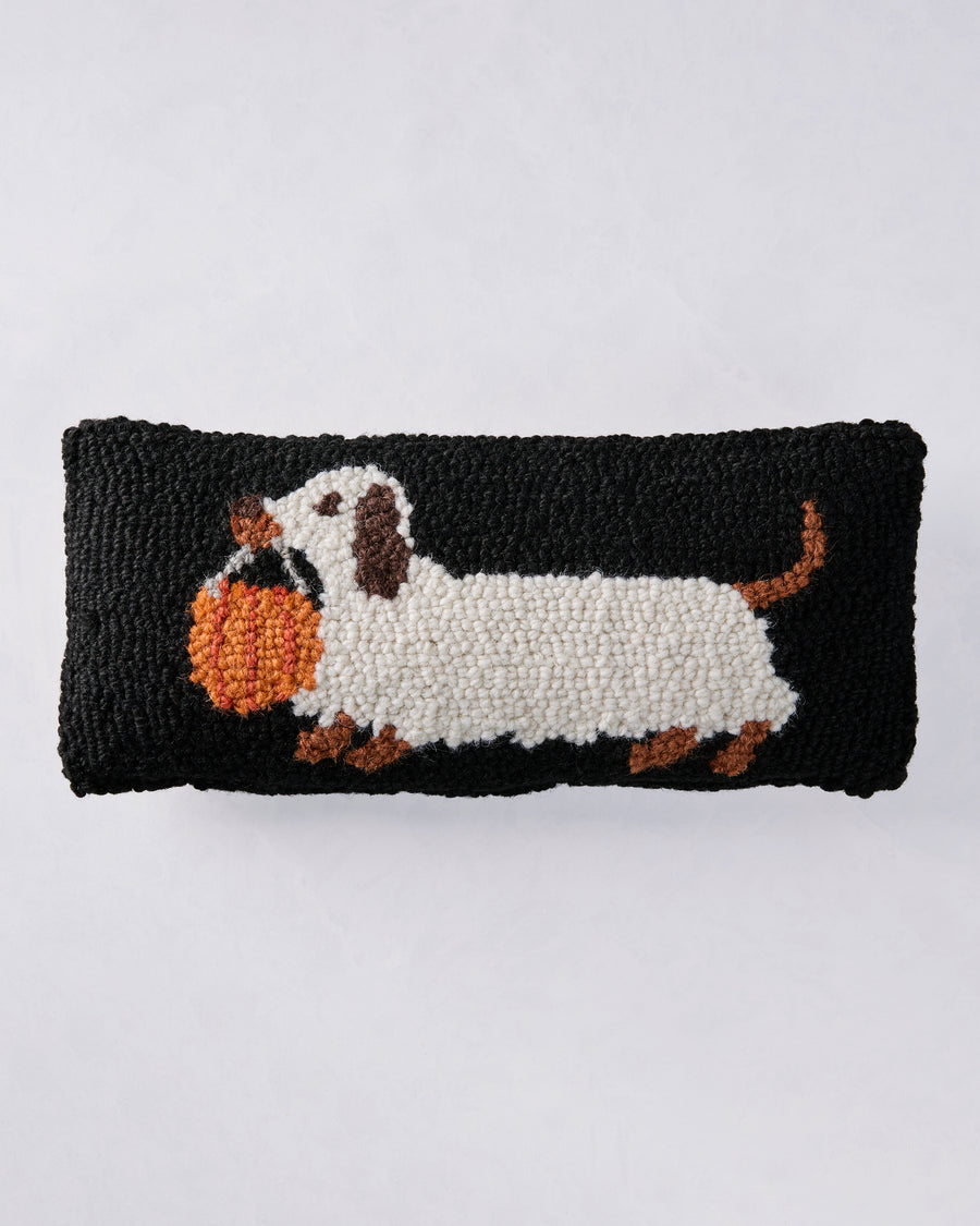 Black Combo - Halloween Dachshund Hook Pillow - Peking Handicraft